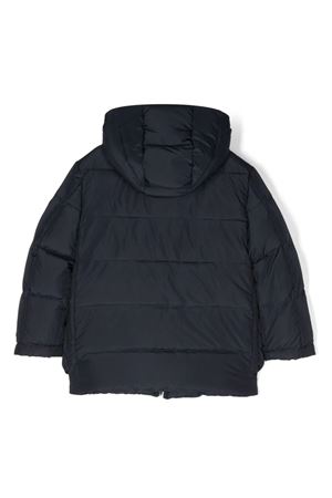 Navy blue 3 Ganci hooded down jacket FAY KIDS | FT2P00N0041620